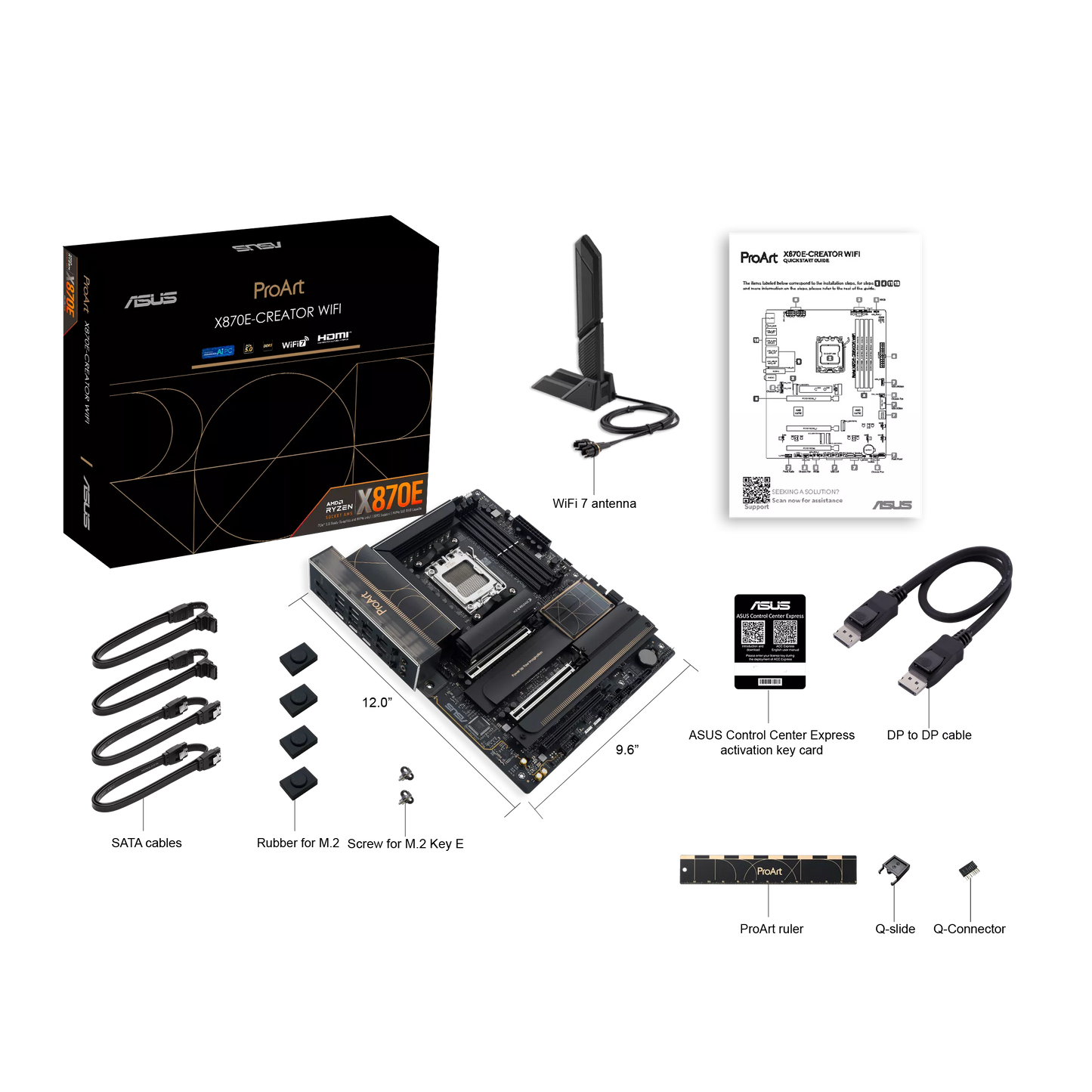 ASUS PROART X870E-CREATOR WIFI AM5 ATX MOTHERBOARD