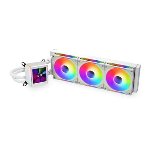 LIAN LI GALAHAD II LCD 360 TRINITY SL INFINITY 360MM AIO LIQUID COOLER WHITE G89.GA2ALCD36INW-IN