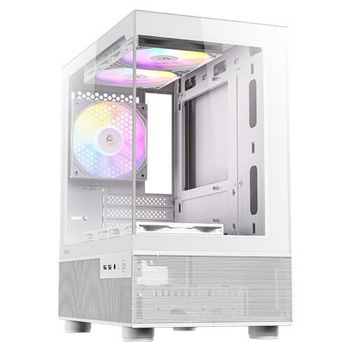 ANTEC CX200M RGB ELITE (M-ATX) MINI TOWER CABINET (WHITE)