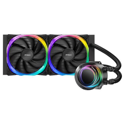 ANTEC VORTEX 240 LUM ARGB 240MM CPU LIQUID COOLER (BLACK)
