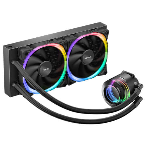 ANTEC VORTEX 240 LUM ARGB 240MM CPU LIQUID COOLER (BLACK)