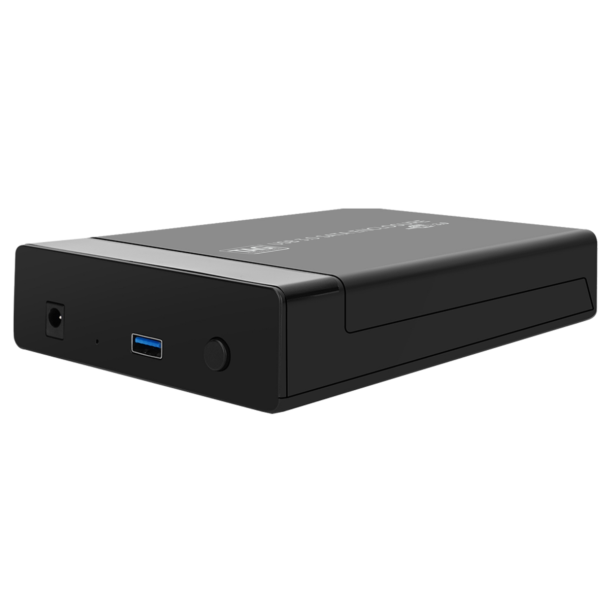 TAG 3.5 Inch SATA HDD Enclosure, USB 3.0, Up to 5Gbps, Supports Up to 16TB, 12V Power Adapter, Black