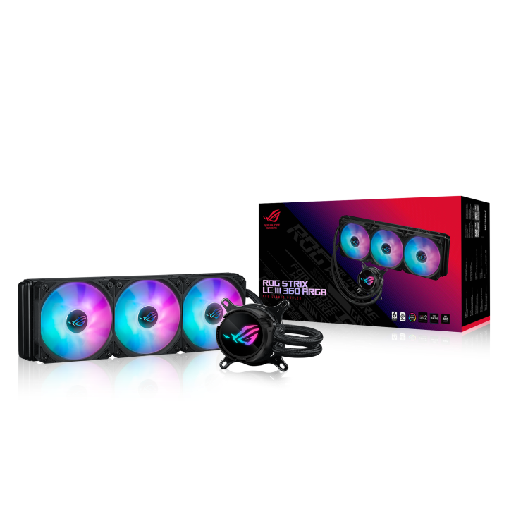 ASUS ROG STRIX LC III 360 ARGB 360MM CPU LIQUID COOLER BLACK