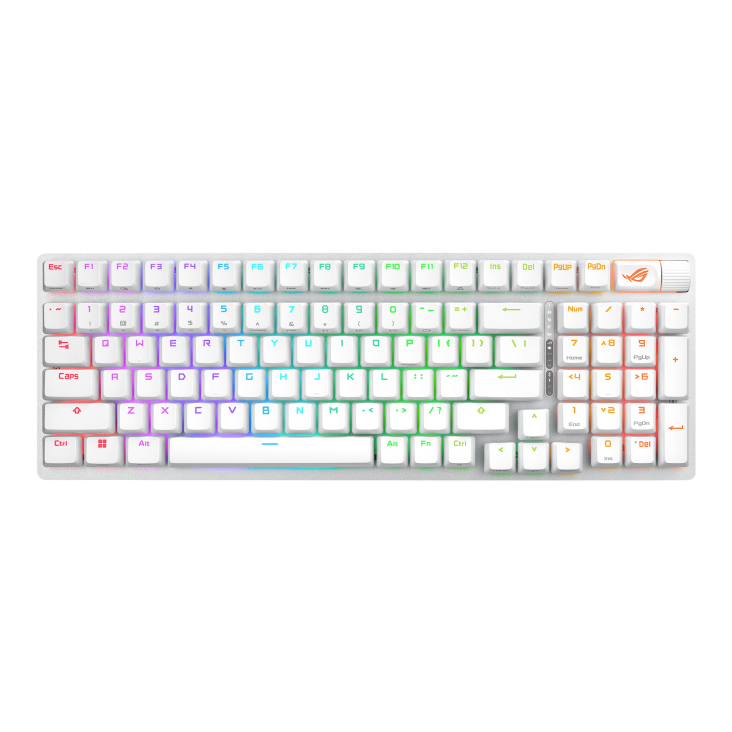ASUS ROG Strix Scope II 96 Wireless Gaming Keyboard White