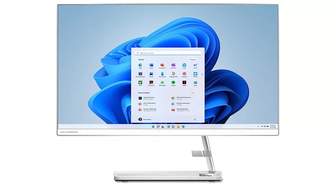 LENOVO IDEACENTRE AIO 3 12TH GEN INTEL I3 23.8 INCH FHD WVA 3-SIDE EDGELESS ALL-IN-ONE DESKTOP WITH ALEXA BUILT-IN (8GB/512GB SSD/WIN11/MS OFFICE 2021/HD 720P CAMERA/WIRELESS KEYBOARD & MOUSE) F0GH017DIN
