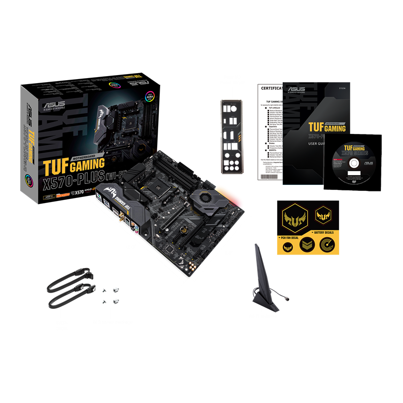 ASUS TUF GAMING X570 PLUS WIFI AMD AM4 MOTHERBOARD