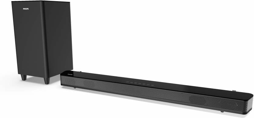 PHILIPS HTL8162 160W WITH WIRELESS SUBWOOFER, HDMI ARC 160 W BLUETOOTH SOUNDBAR (BLACK, 2.1 CHANNEL)
