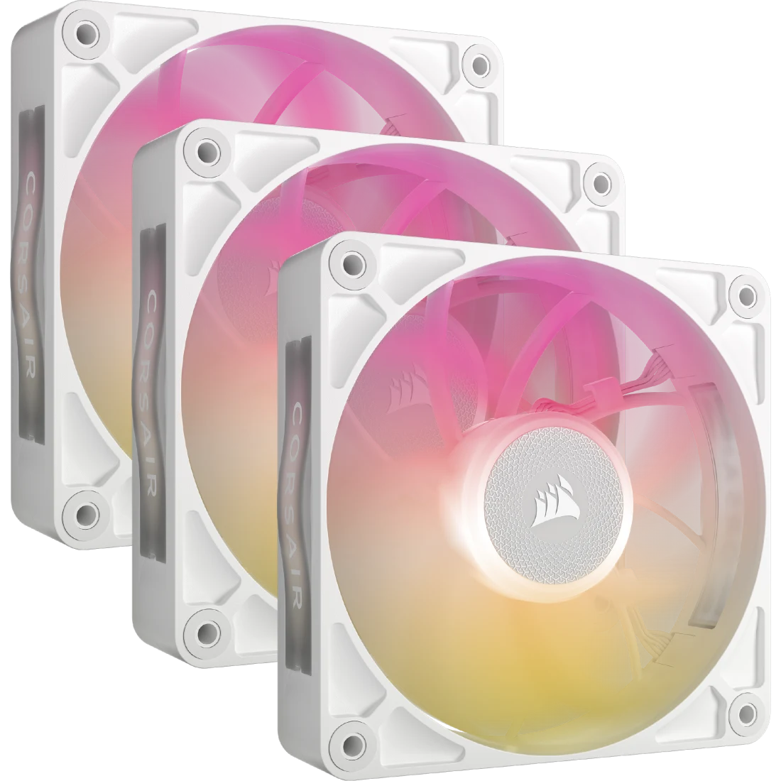 CORSAIR FAN RX RGB MAX SERIES, ICUE LINK RX120 RGB MAX WHITE, 120MM RGB FAN, TRIPLE FAN KIT- CO-9051038-WW