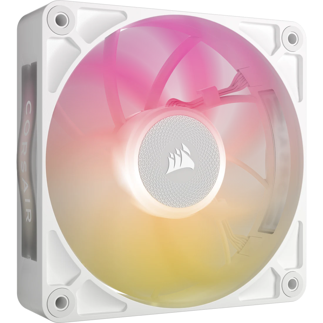 CORSAIR RX MAX RGB SERIES, ICUE LINK RX120 MAX RGB WHITE, 120MM RGB FAN, SINGLE FAN