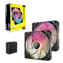 CORSAIR FAN RX RGB MAX SERIES, ICUE LINK RX140 RGB MAX, 140MM RGB FAN, DUAL FAN KIT- CO-9051036-WW