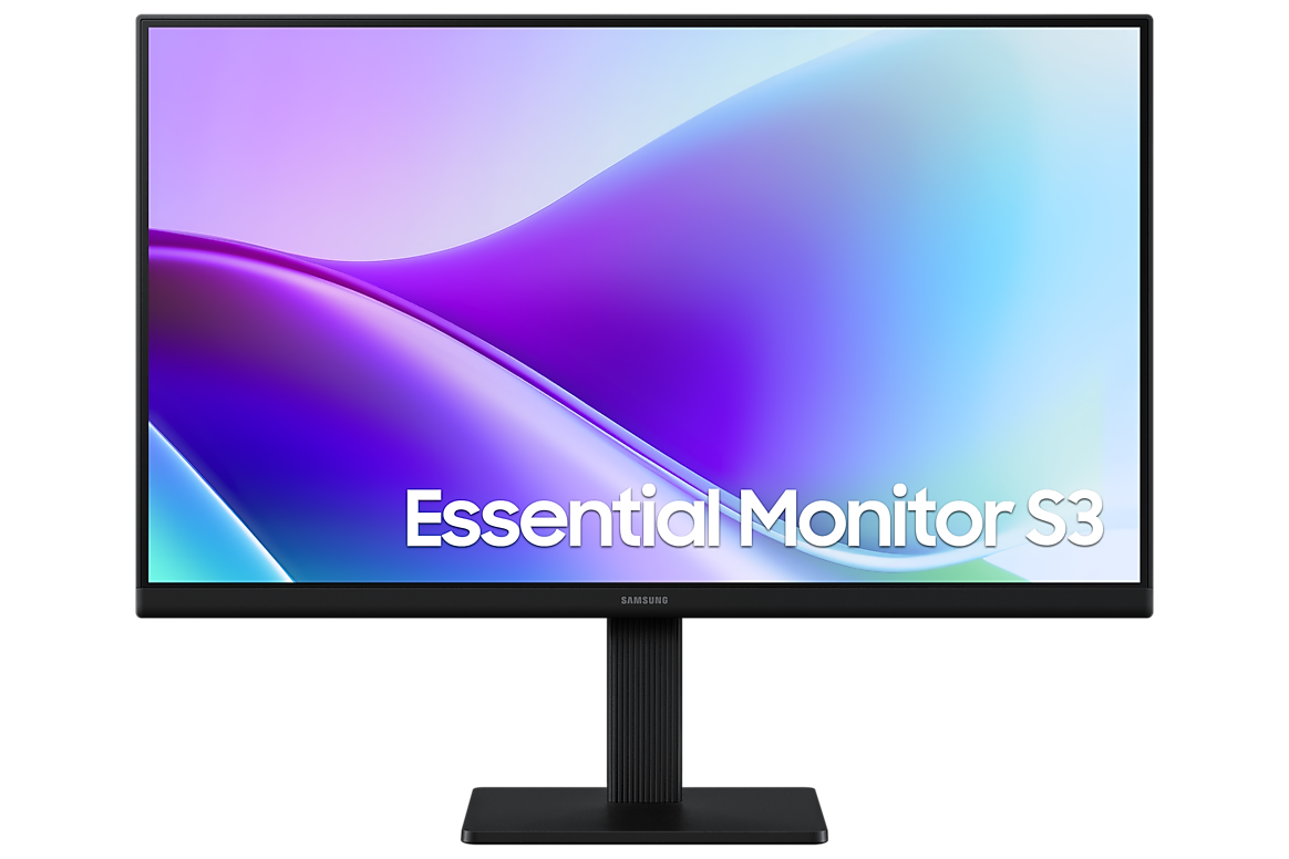 Samsung 22 Inch Essential S3 S32GF FHD IPS Monitor, 120Hz, 5ms GTG, Dual HDMI, Eye Saver Mode, LS22F320GAWXXL
