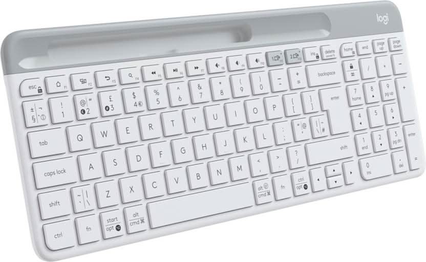 LOGITECH K580 SLIM MULTI-DEVICE WIRELESS KEYBOARD OFFWHITE