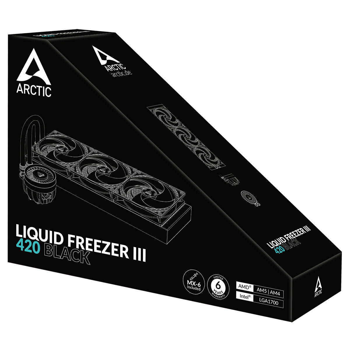 ARCTIC LIQUID FREEZER III-420 (BLACK) ACFRE00137A