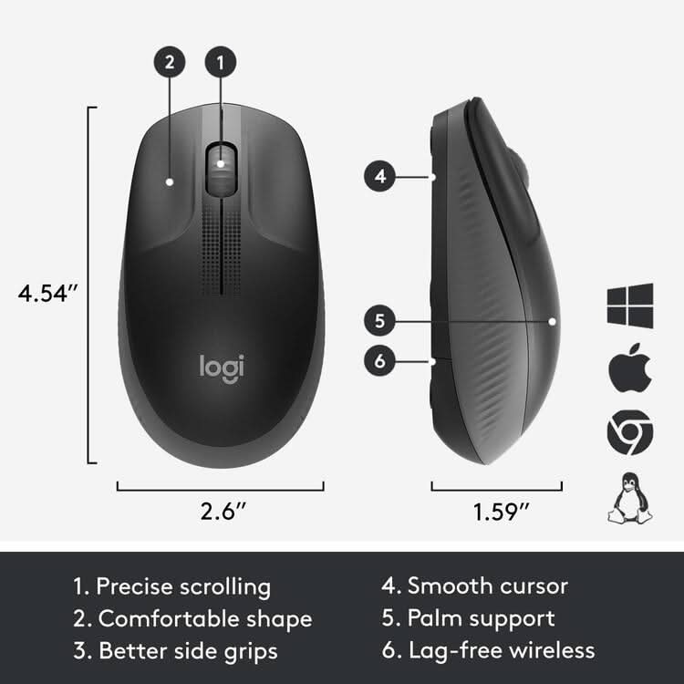 MOUSE-LOGITECH-WIRELESS-M190