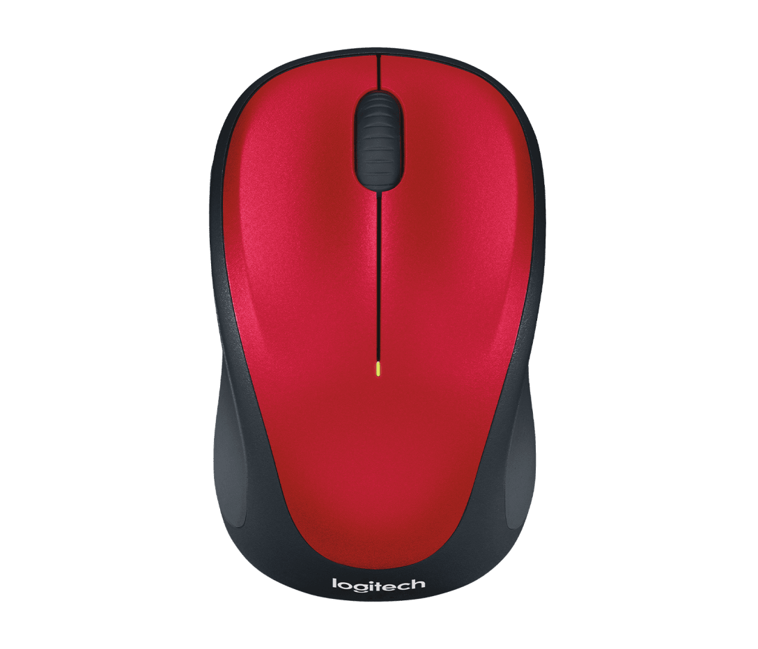 LOGITECH WIRELESS MOUSE M235 - RED