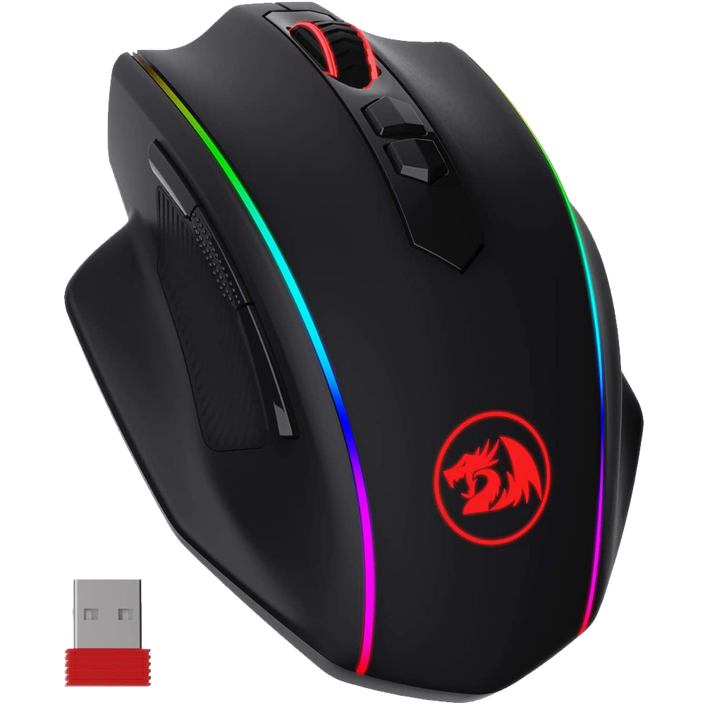 REDRAGON M686 ELITE VAMPIRE (WIRED/WIRELESS) USB GAMING RGB MOUSE BLACK