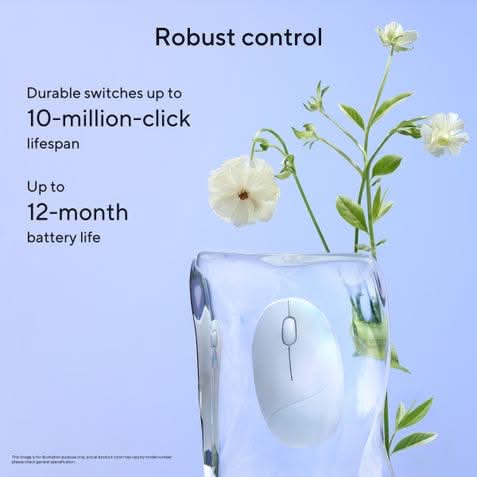 ASUS Fragrance Mouse MD101-IW With Unique refillable fragrance design, Up to 2400DPI Resolution