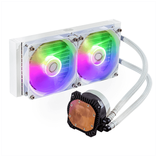 COOLER MASTER ML240 CORE 240MM ARGB AIO LIQUID COOLER WHITE