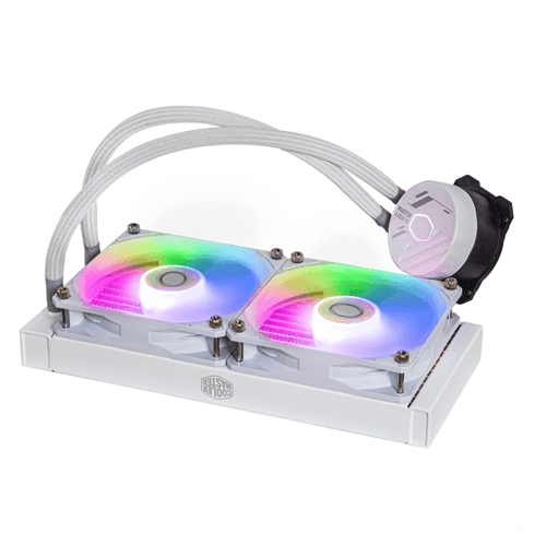 COOLER MASTER ML240 CORE 240MM ARGB AIO LIQUID COOLER WHITE