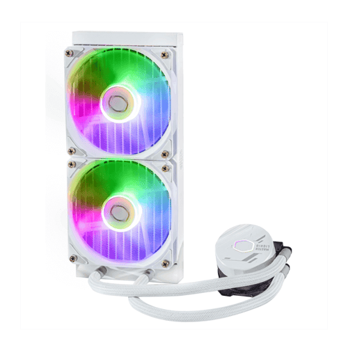COOLER MASTER ML240 CORE 240MM ARGB AIO LIQUID COOLER WHITE