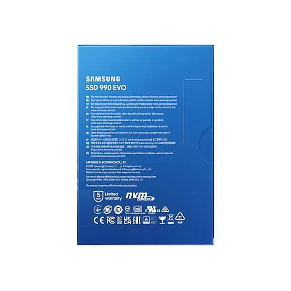 Samsung 990 EVO 2TB M.2 NVMe Gen4 SSD MZ-V9E2T0BW