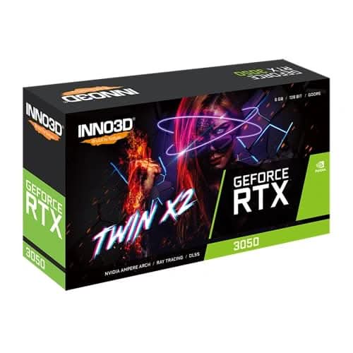 INNO3D GeForce RTX 3050 Twin X2 V2 6GB Graphics Card