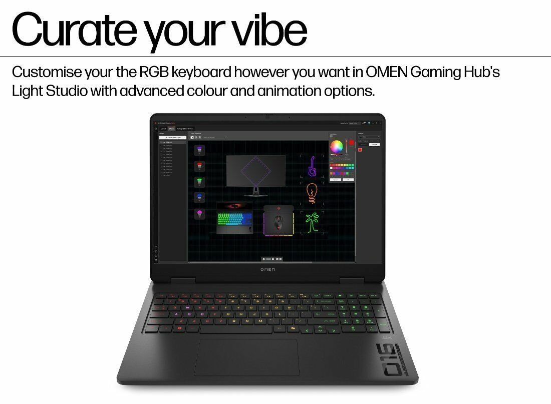 HP OMEN, 14TH GEN INTEL CORE I7-14650HX, 8GB RTX 5060, 24GB DDR5(UPGRADEABLE) 1TB SSD, 165HZ, 2K WUXGA, 3MS, 400 NITS, 16''/40.6CM, WIN11, M365* OFFICE24, BLACK, 2.43KG, AM0239TX