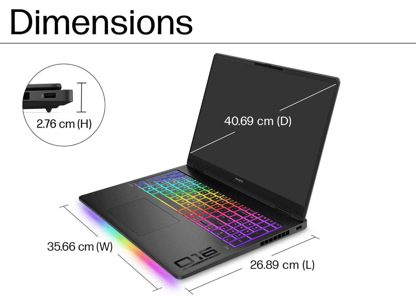 HP OMEN MAX Gaming Laptop 16, Black, Ultra 9 - 275HX (24C) 64 GB DDR5-5600 MT/s 2TB SSD Hard Drive, RTX 5090 24GB, 64 GB DDR5 Windows 11 Home40.6 cm (16) diagonal WQXGA OLED display,240 Hz, 0.2 ms response time