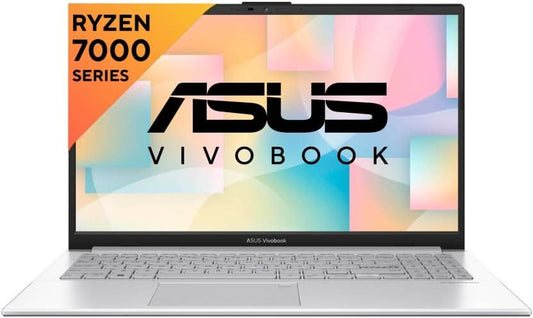 ASUS VIVOBOOK GO 15 AMD RYZEN 5 QUAD CORE 7520U - (8 GB/512 GB SSD/WINDOWS 11 HOME) E1504FA-NJ132WS | E1504FA-NJ521WS THIN AND LIGHT LAPTOP (15.6 INCH, COOL SILVER, 1.63 KG, WITH MS OFFICE)