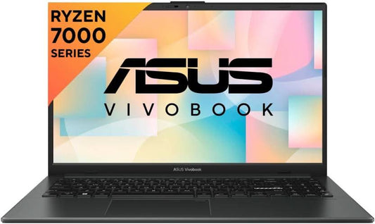 ASUS VIVOBOOK GO 15 AMD RYZEN 5 QUAD CORE 7520U - (8 GB/512 GB SSD/WINDOWS 11 HOME) E1504FA-NJ133WS | E1504FA-NJ522WS THIN AND LIGHT LAPTOP (15.6 INCH, MIXED BLACK, 1.63 KG, WITH MS OFFICE)