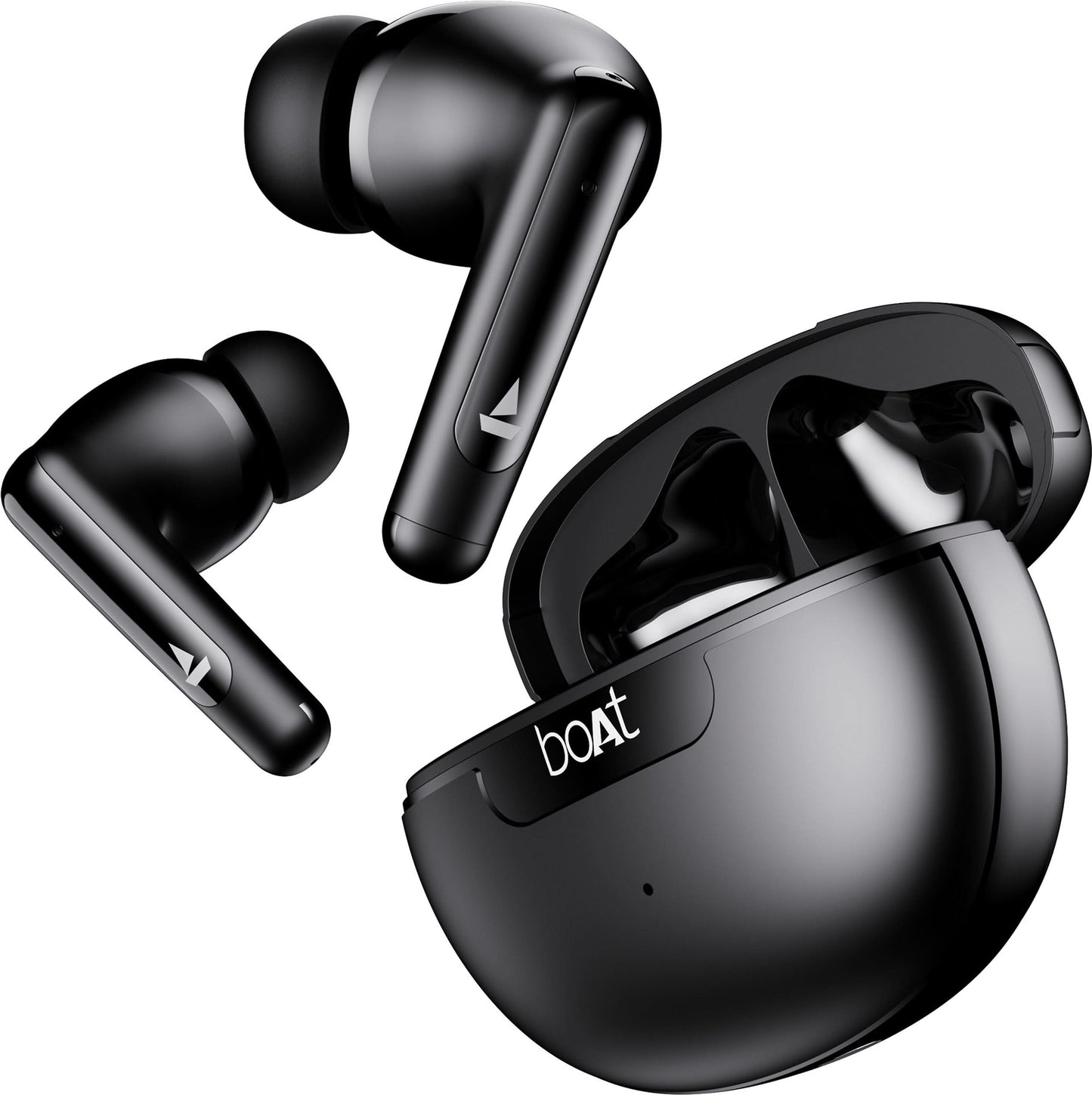 Boat Airdopes 161 ANC Active Noise Cancellation Bluetooth Earbuds (Black)