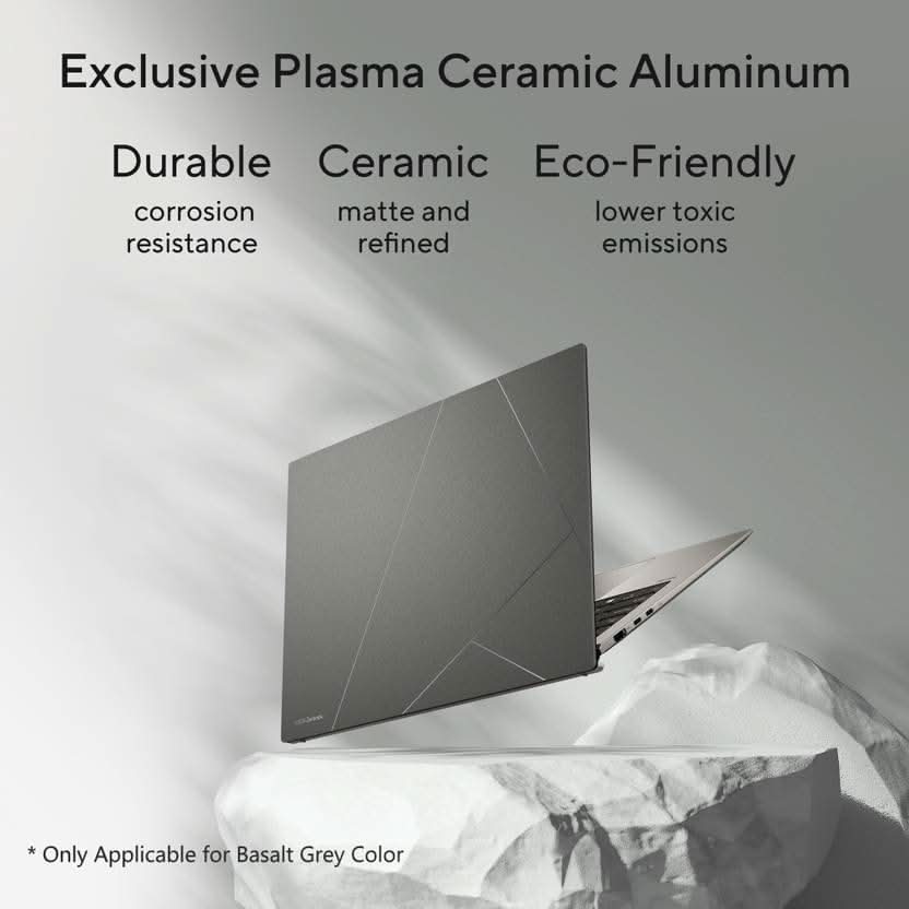 ASUS ZENBOOK S 13 OLED 1 CM THIN & 1 KG LIGHT, INTEL EVO INTEL CORE I7 13TH GEN 1335U - (16 GB/1 TB SSD/WINDOWS 11 HOME) UX5304VA-NQ742WS THIN AND LIGHT LAPTOP (13.3 INCH, BASALT GREY, 1.00 KG, WITH MS OFFICE)