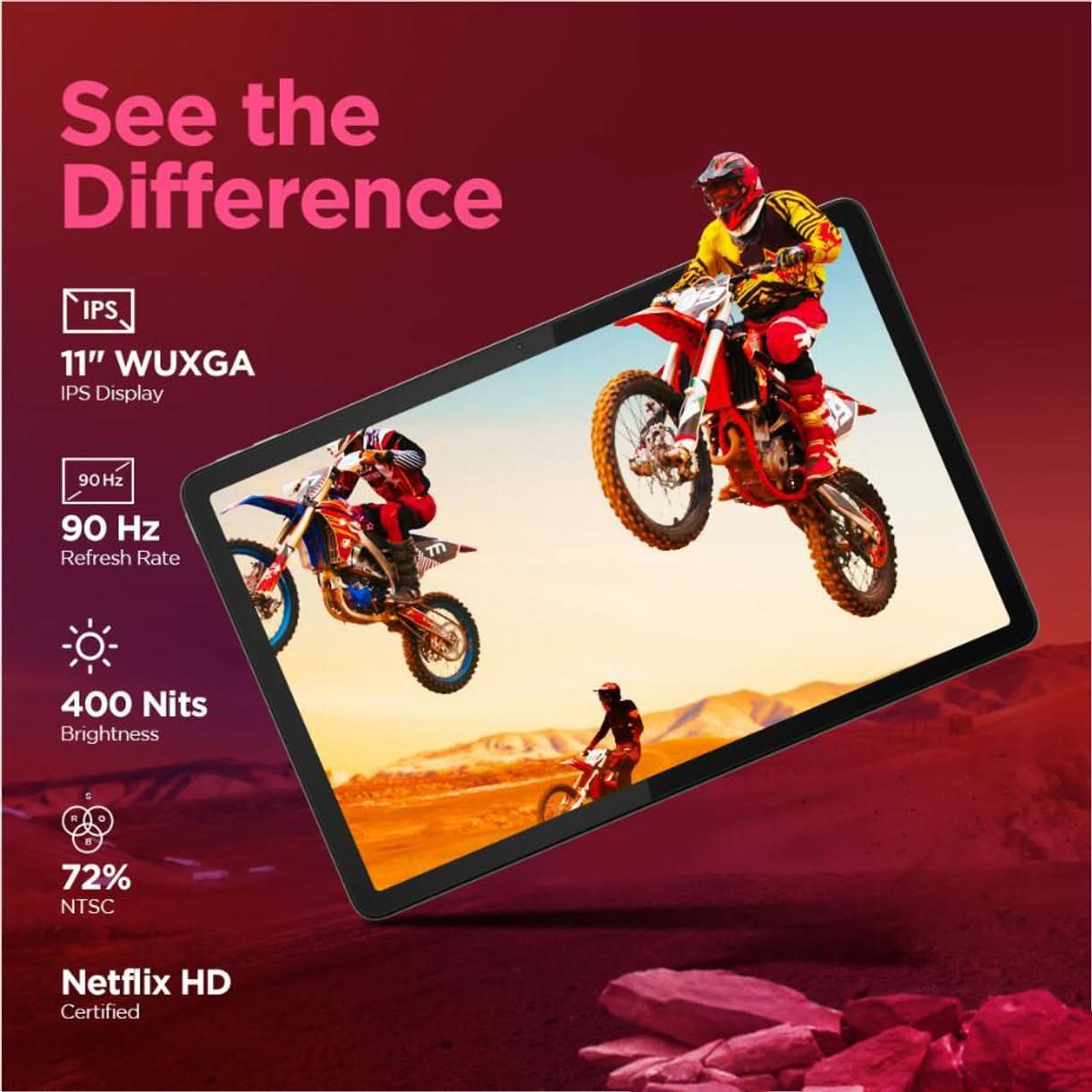 Lenovo MediaTek Helio G88 Octa Core, 4GB, 128GB, WIFI ZADA0185IN