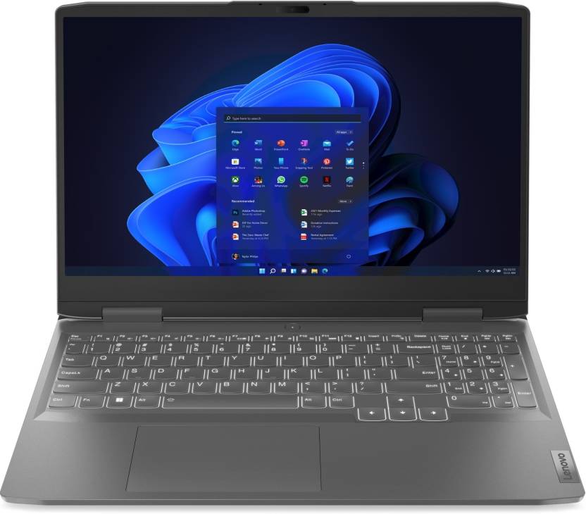 LENOVO LOQ AMD RYZEN 5 HEXA CORE 7640HS - (16 GB/512 GB SSD/WINDOWS 11 HOME/6 GB GRAPHICS/NVIDIA GEFORCE RTX 3050) 15APH8 GAMING LAPTOP (15.6 INCH, STORM GREY, 2.4 KG, WITH MS OFFICE),82XT00EEIN