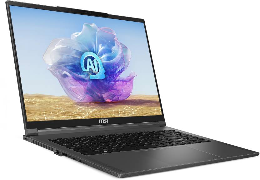 MSI CREATOR 16 STUDIO AI PC INTEL CORE ULTRA 9 1ST GEN 185H - (64 GB/2 TB SSD/WINDOWS 11 HOME/16 GB GRAPHICS/NVIDIA GEFORCE RTX 4090/120 HZ) CREATOR 16 AI STUDIO A1VIG-057IN CREATOR LAPTOP (16 INCH, LUNAR GREY, 1.99 KG)