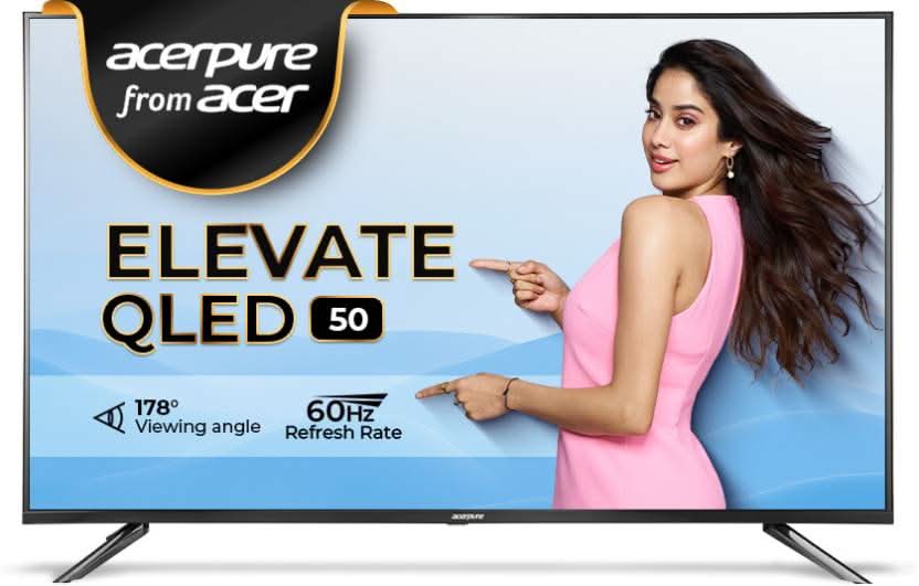 ACERPURE 126 CM (50 INCH) QLED ULTRA HD (4K) SMART GOOGLE TV (AP50UG51QEVTD)