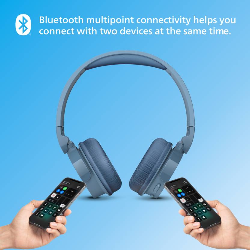 PHILIPS AUDIO TAH4209BL/00 BLUETOOTH (BLUE, ON THE EAR)