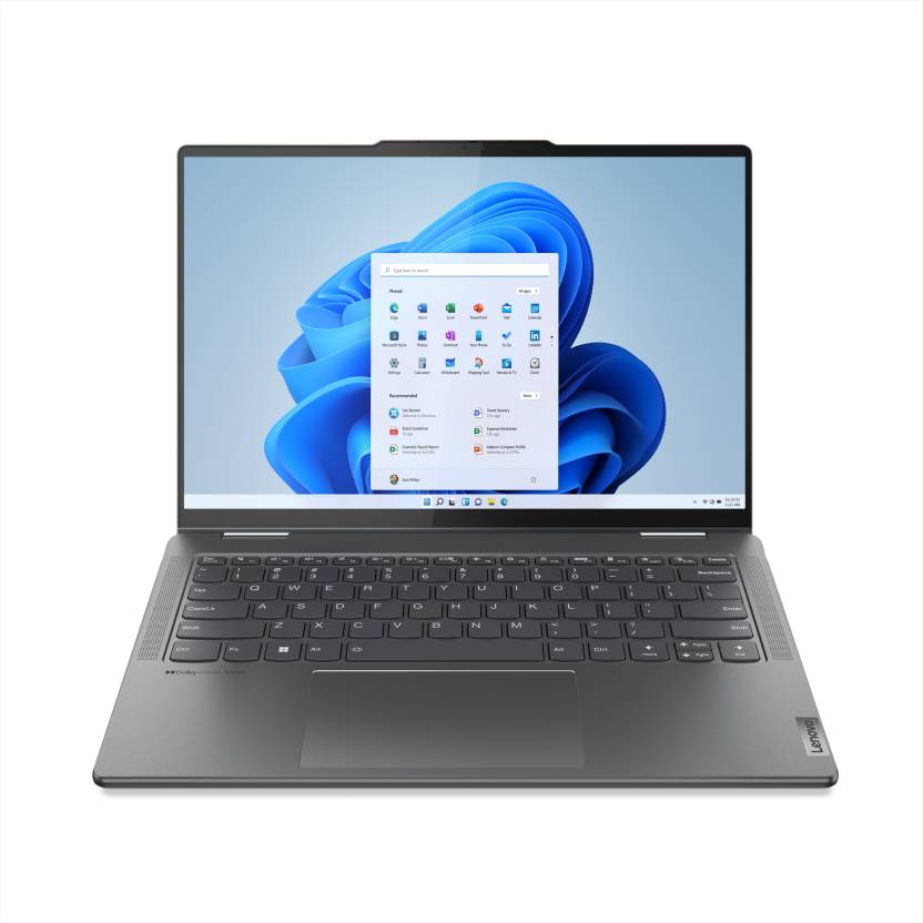 LENOVO YOGA 7 INTEL CORE I5 13TH GEN 1340P - (16 GB/512 GB SSD/WINDOWS 11 HOME) 14IRL8 THIN AND LIGHT LAPTOP (14 INCH, STORM GREY, 1.49 KG, WITH MS OFFICE)