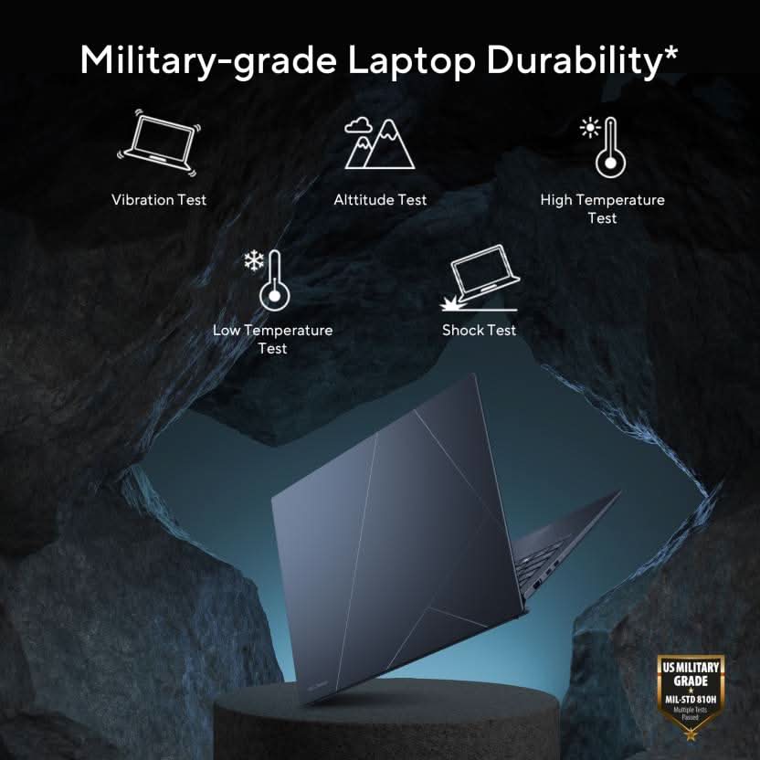 ASUS ZENBOOK 14 OLED (2025) WITH OFFICE 2024 + M365 BASIC*, AI PC INTEL CORE ULTRA 7 255H - (32 GB/1 TB SSD/WINDOWS 11 HOME) UX3405CA-PZ163WS THIN AND LIGHT LAPTOP (14 INCH, PONDER BLUE, 1.28 KG, WITH MS OFFICE)