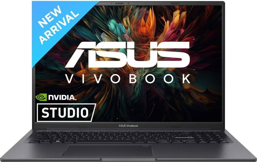 ASUS VIVOBOOK 16X FOR CREATOR, INTEL H SERIES INTEL CORE I5 12TH GEN 12450H - (16 GB/512 GB SSD/WINDOWS 11 HOME/4 GB GRAPHICS/NVIDIA GEFORCE RTX 3050/60 HZ/50 TGP) K3605ZC-MBN541WS GAMING LAPTOP (16 INCH, INDIE BLACK, 1.80 KG, WITH MS OFFICE)