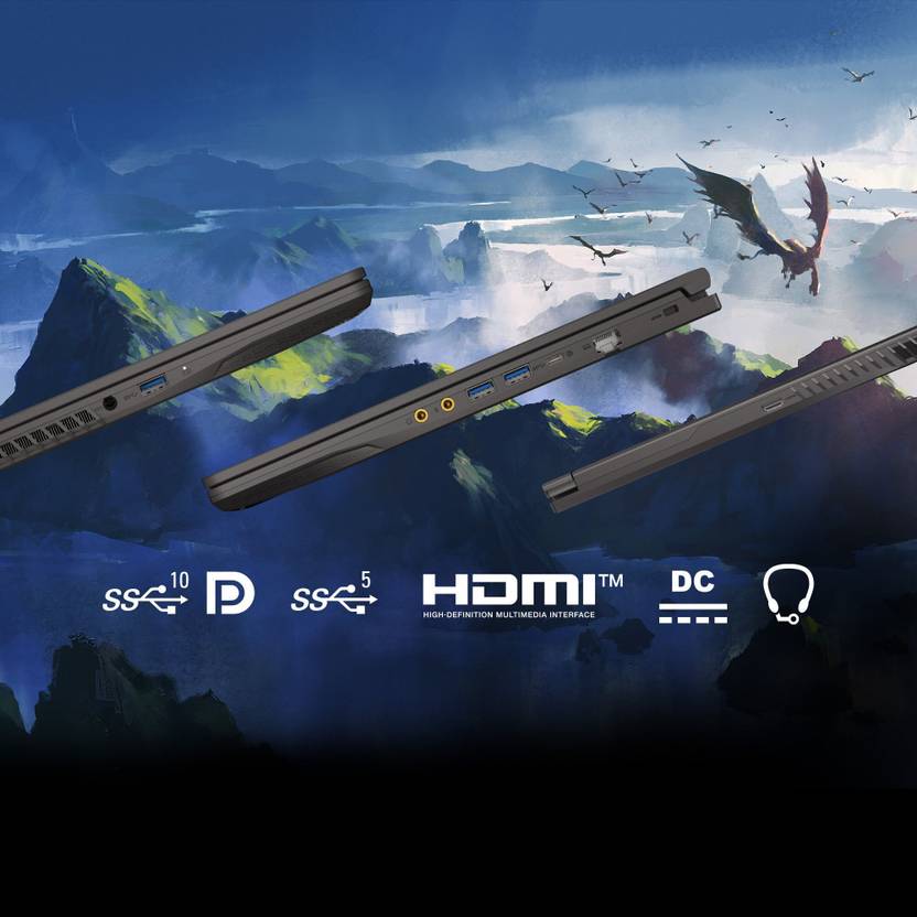 MSI Thin 15 Intel Core i5 13th Gen 13420H - (16 GB/512 GB SSD/Windows 11 Home/6 GB Graphics/NVIDIA GeForce RTX 3050/144 Hz) THIN 15 B13UDX-129IN Gaming Laptop (15.6 Inch, Cosmos Gray, 1.86 Kg)