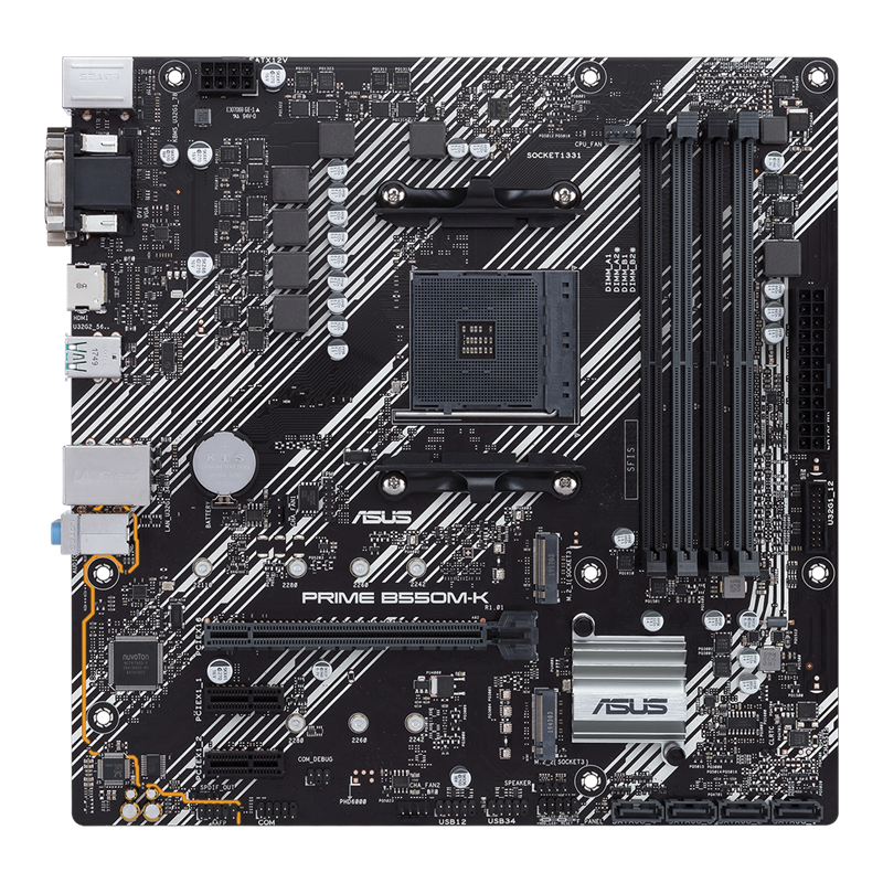 ASUS PRIME B550M-K AMD AM4 DDR4 MOTHERBOARD