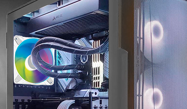 ARCTIC P12 PWM PST ARGB CABINET FAN 3 PACK WHITE (ACFAN00258A)