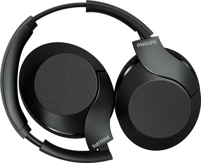 PHILIPS TAPH802BK/00 OVER-EAR WIRELESS HEADPHONE WITH HI-RES AUDIO, 30 HR PLAYTIME BLUETOOTH GAMING (BLACK, ON THE EAR)