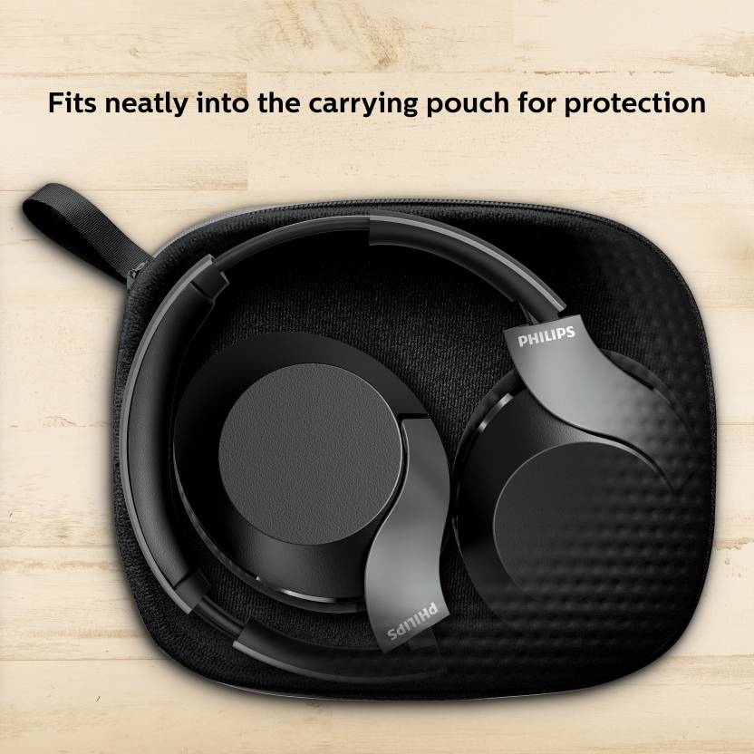 PHILIPS TAPH805BK/10 WIRELESS HEADPHONE WITH TOUCH CONTROL, ACTIVE NOISE CANCELLATION BLUETOOTH (BLACK, ON THE EAR)