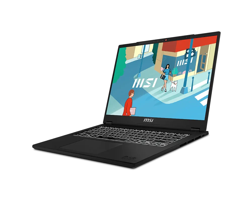 MSI Modern 14 H D13MG-408IN, Intel i5-13420H, 8GBx1, 512GB SSD, IPS-Level FHD+ 14 Inch, Black