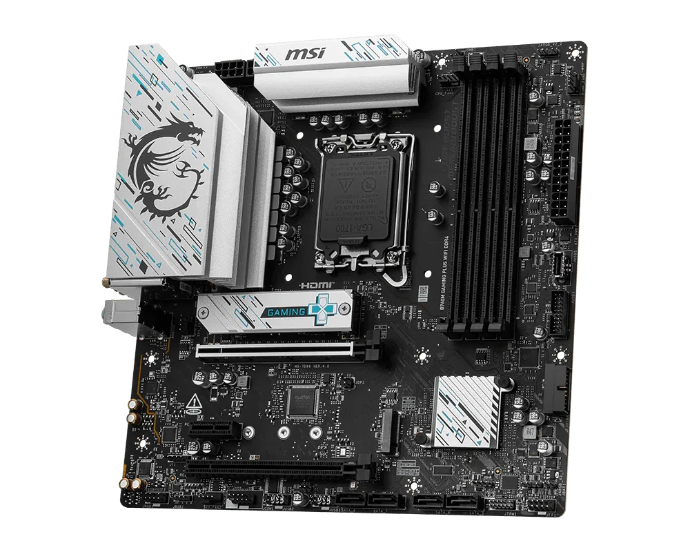 MSI B760M GAMING PLUS WIFI DDR4 LGA 1700 Motherboard