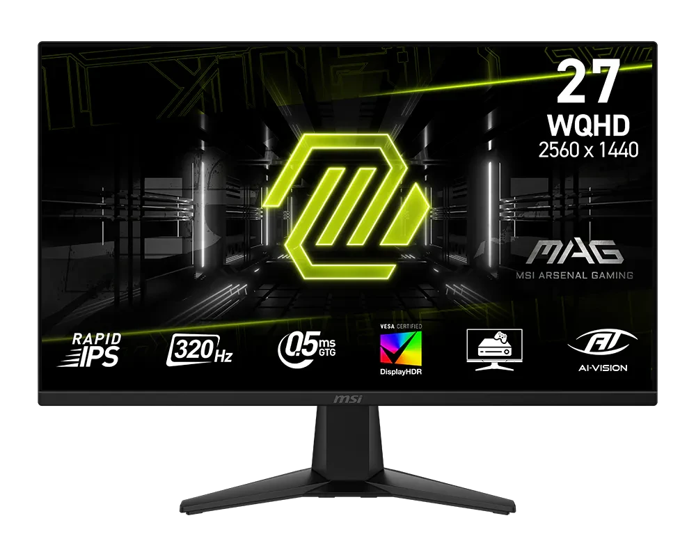 MSI MAG 275QF X32 27-Inch WQHD Rapid IPS 320Hz Gaming Monitor