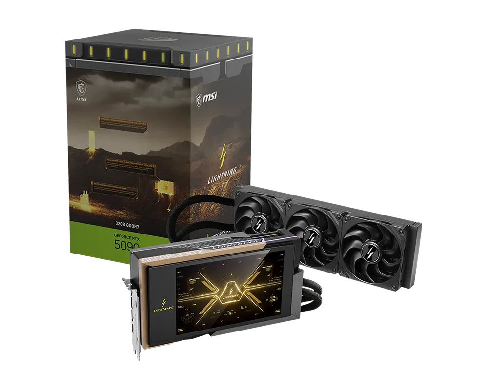 MSI GeForce RTX 5090 32G LIGHTNING Z GRAPHIC CARD