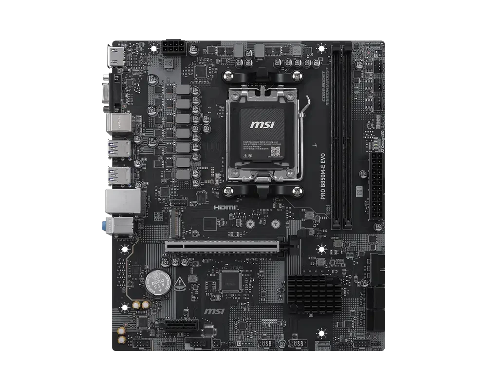 MSI PRO B850M-E EVO DDR5 AM5 Motherboard